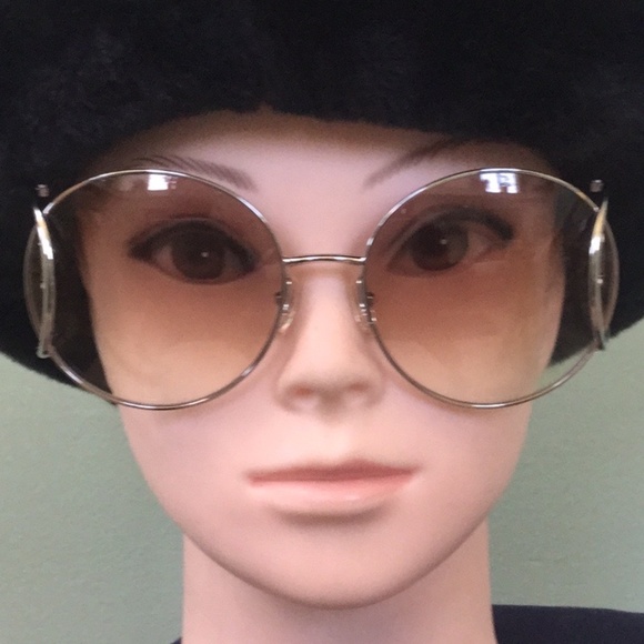 Chloe - 60mm Modified Round Sunglasses main image 9